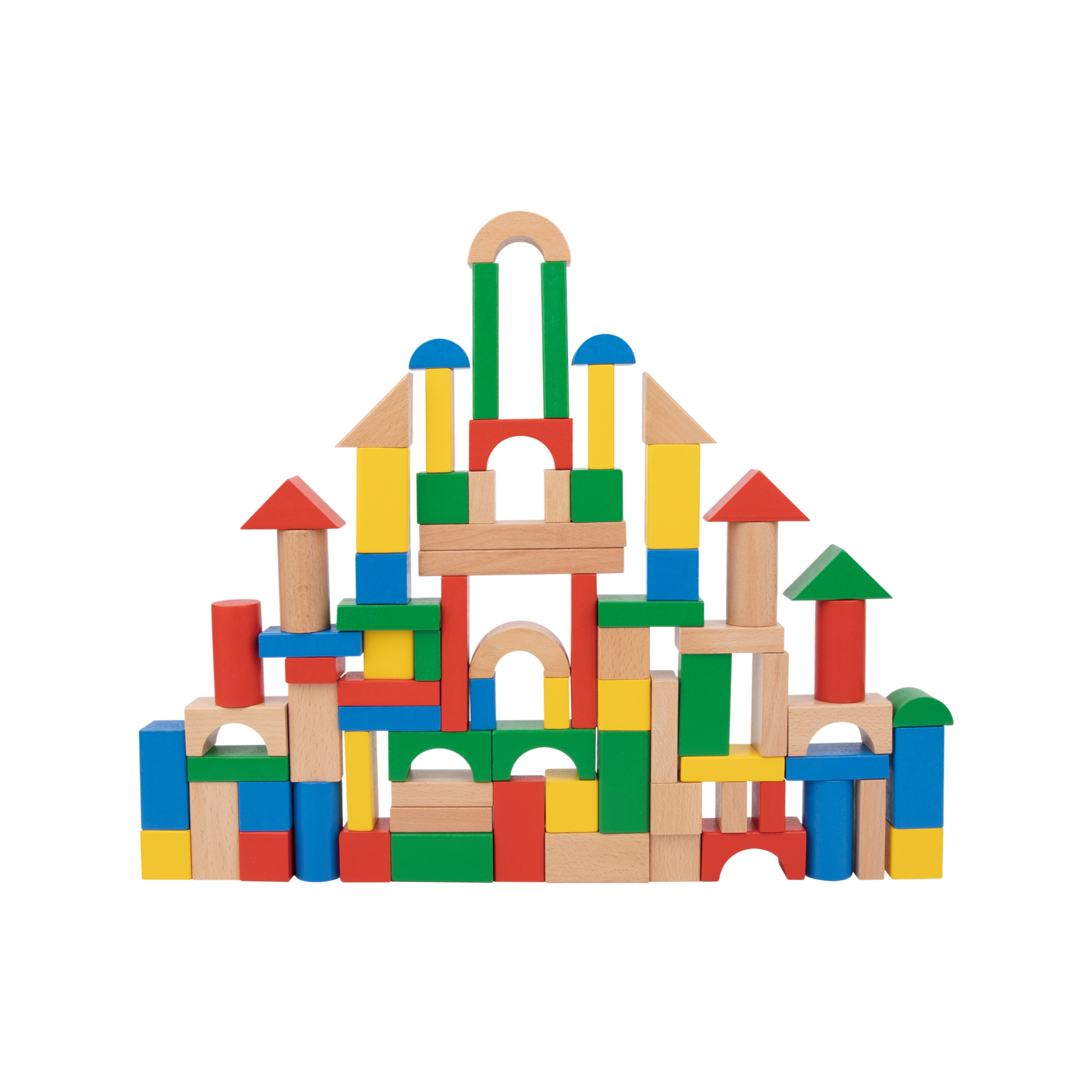 100 ცალი ბლოკის ნაკრები — Montessori საგანმანათლებლო სათამაშო
