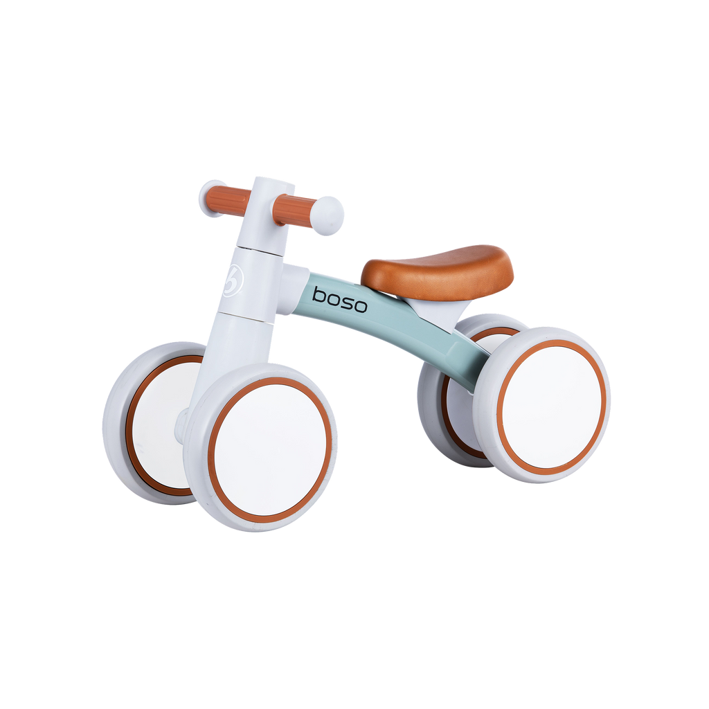 Four-Wheel Toddler Balance Bike — Green