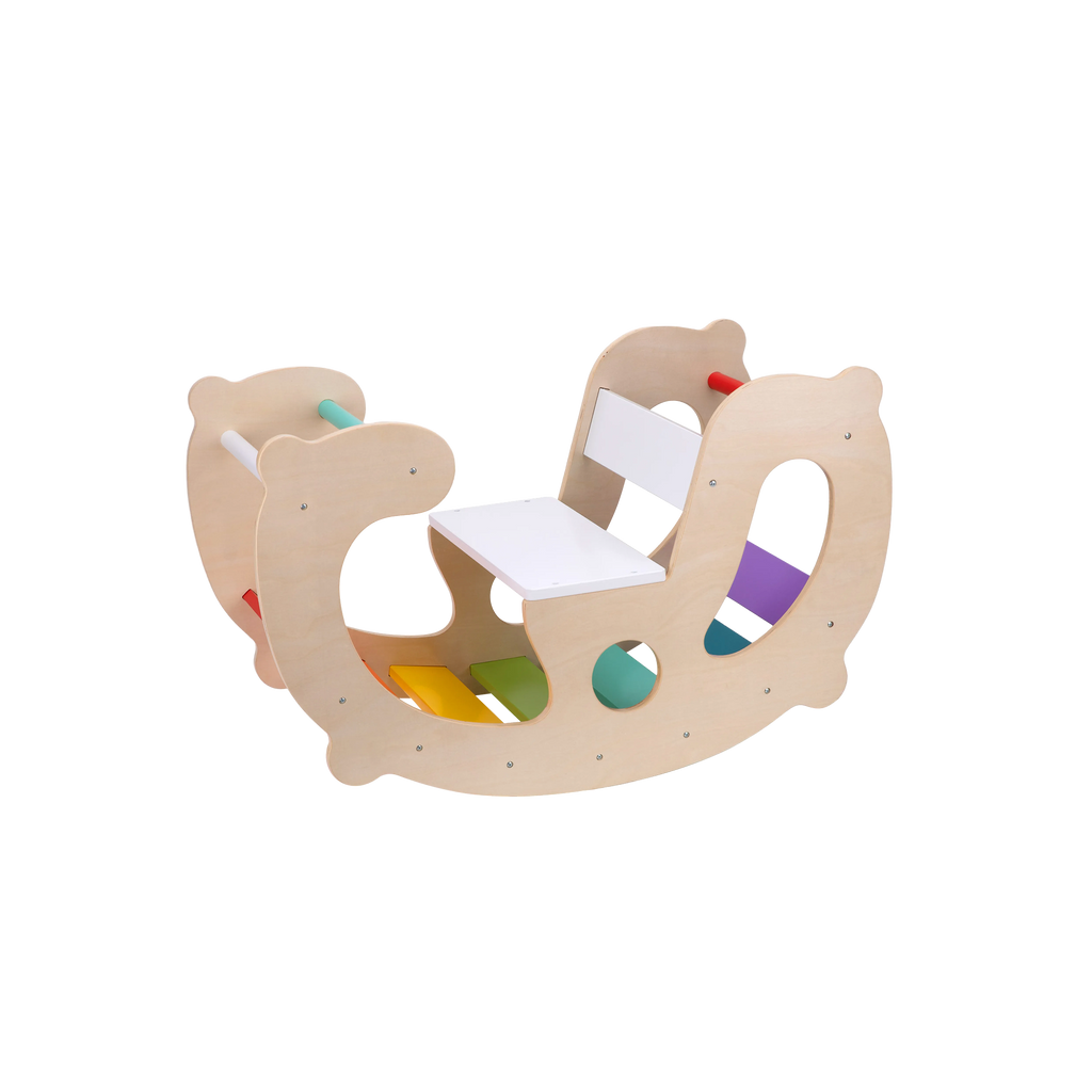 Rainbow Climbing Arch — Montessori Movement Toy