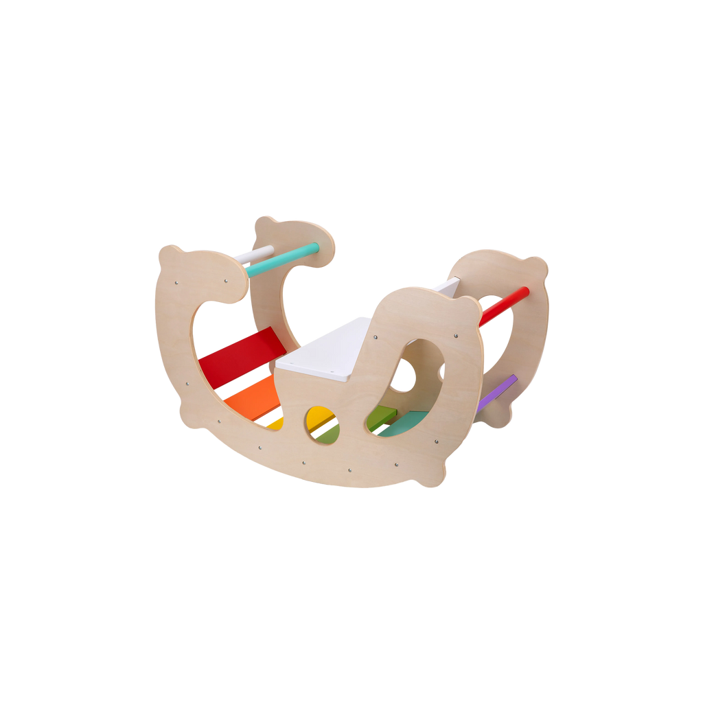 Rainbow Climbing Arch — Montessori Movement Toy