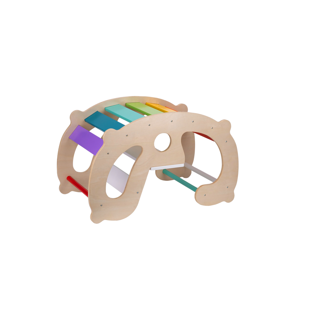 Rainbow Climbing Arch — Montessori Movement Toy