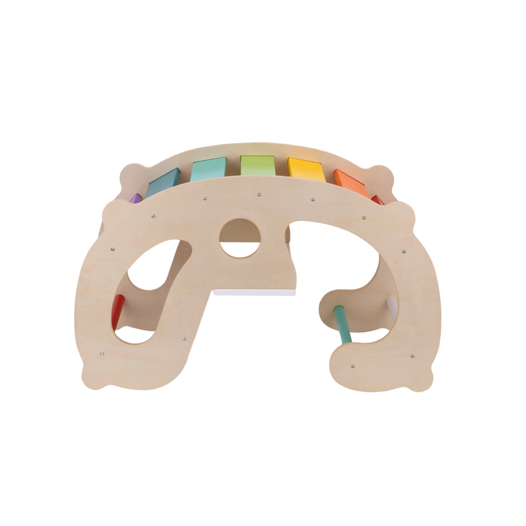 Rainbow Climbing Arch — Montessori Movement Toy