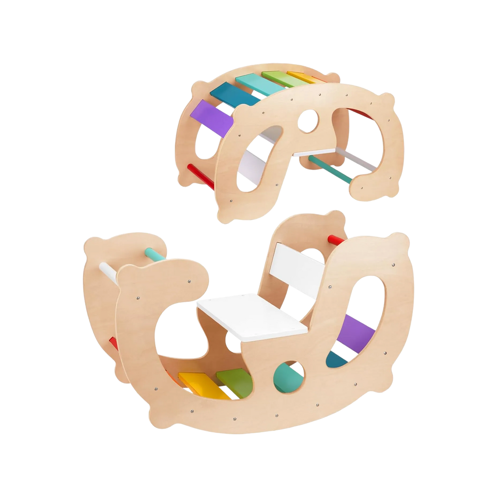 Rainbow Climbing Arch — Montessori Movement Toy