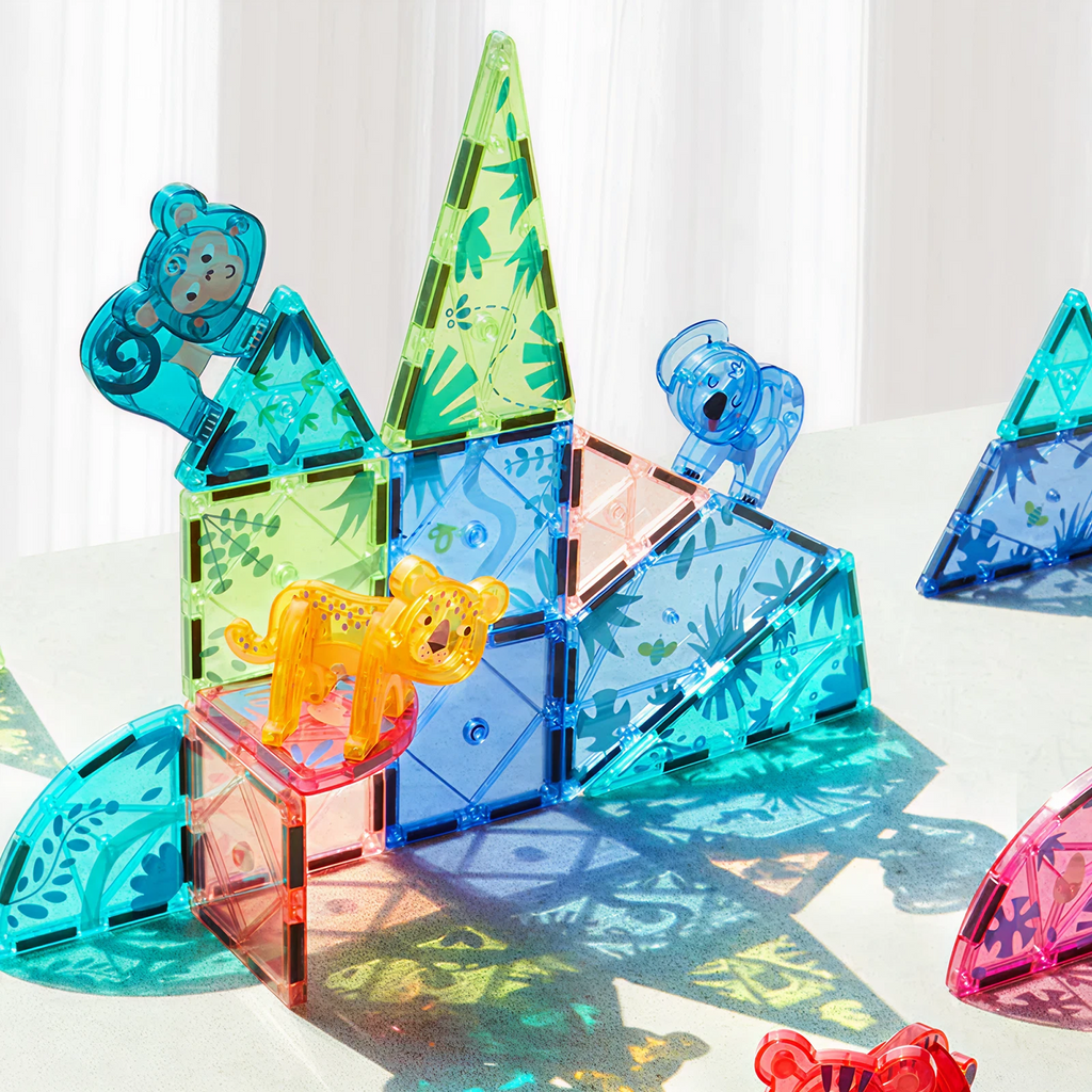 Colorful Magnetic Tiles – The Magic Jungle — „მაგნიტური კონსტრუქტორი ჯადოსნური ჯუნგლები“