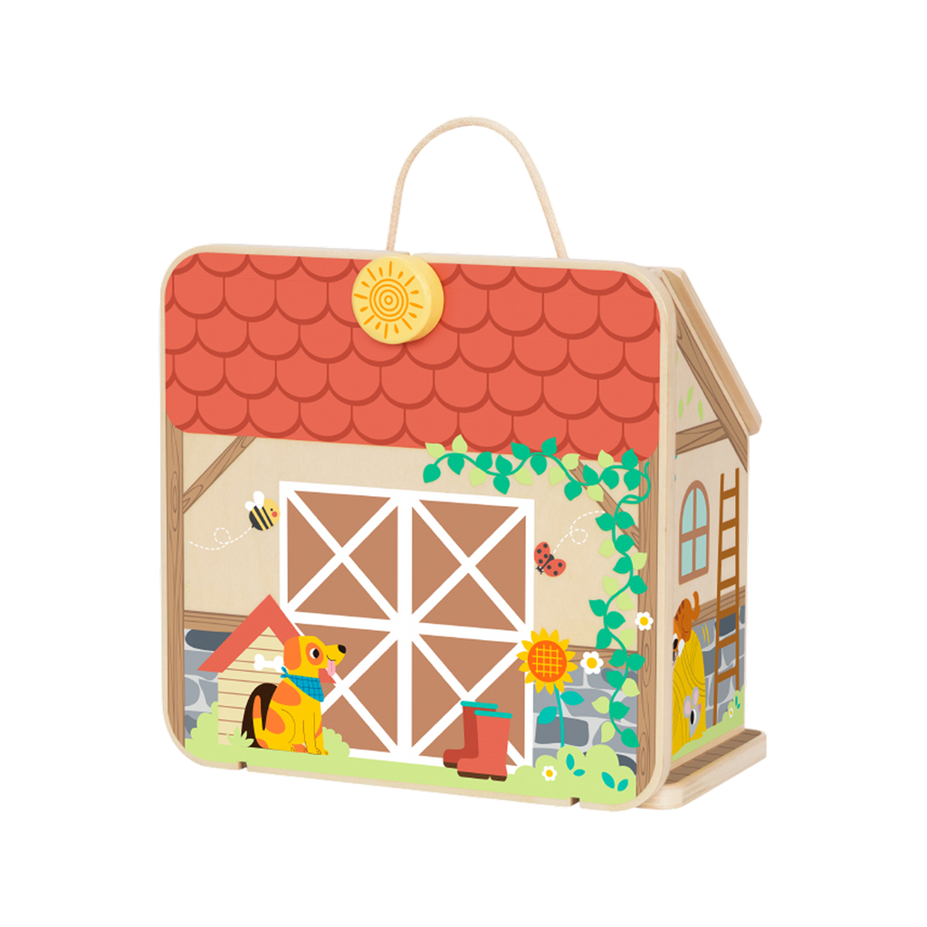 კეცვადი ფერმა – ხის როლური სათამაშო კომპლექტი