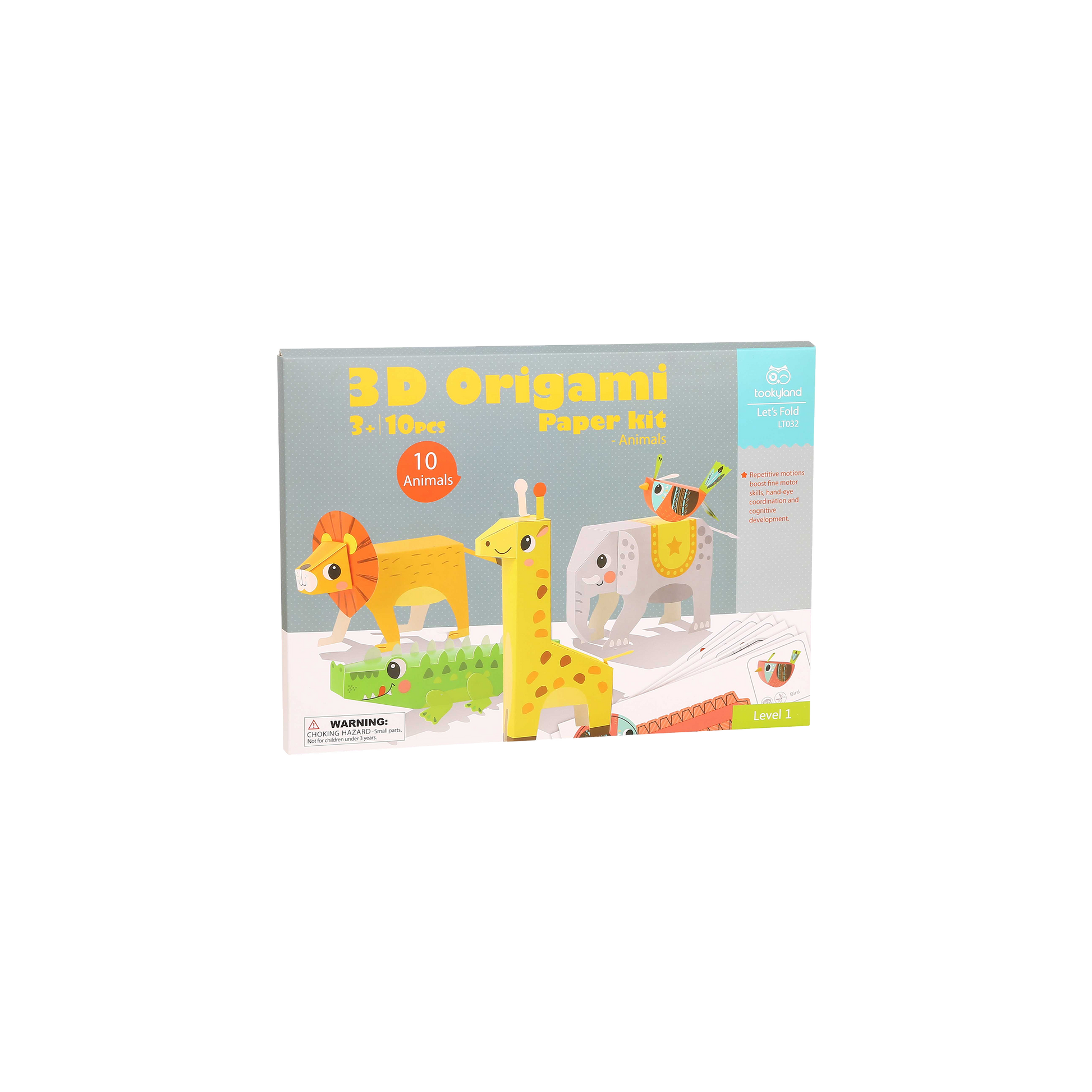 3D Origami Paper Kit – Animals — „შექმენი ცხოველების 3D სამყარო“
