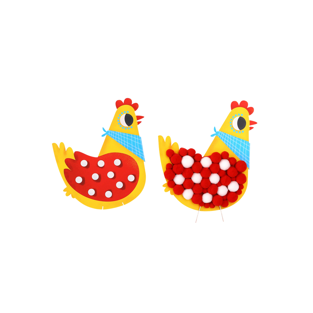 Pom-Pom Character Kit — ფუმფულა პერსონაჟების შემოქმედებითი ნაკრები