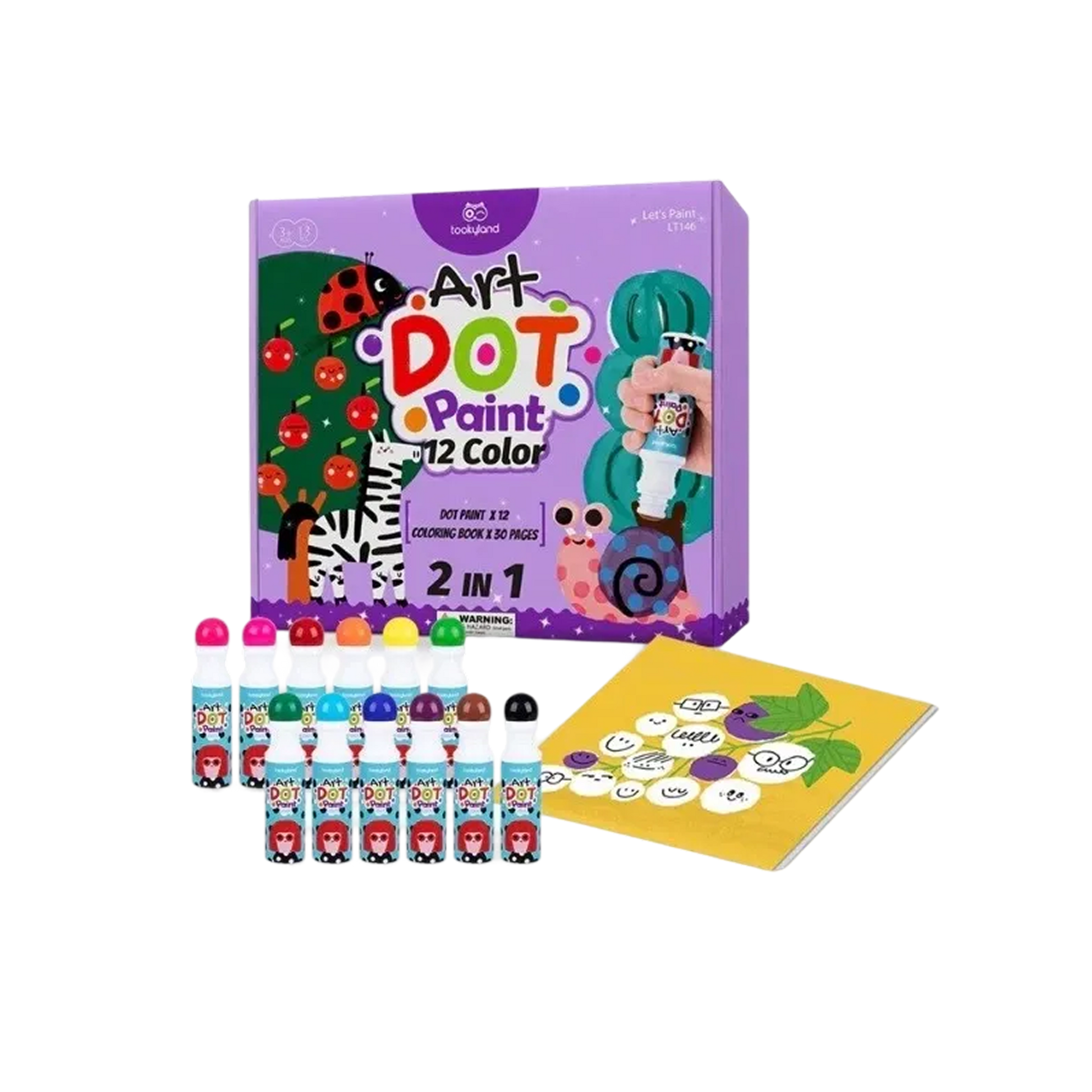 Dot Paint – 12 Color — „ფერთა დიდი დღესასწაული“