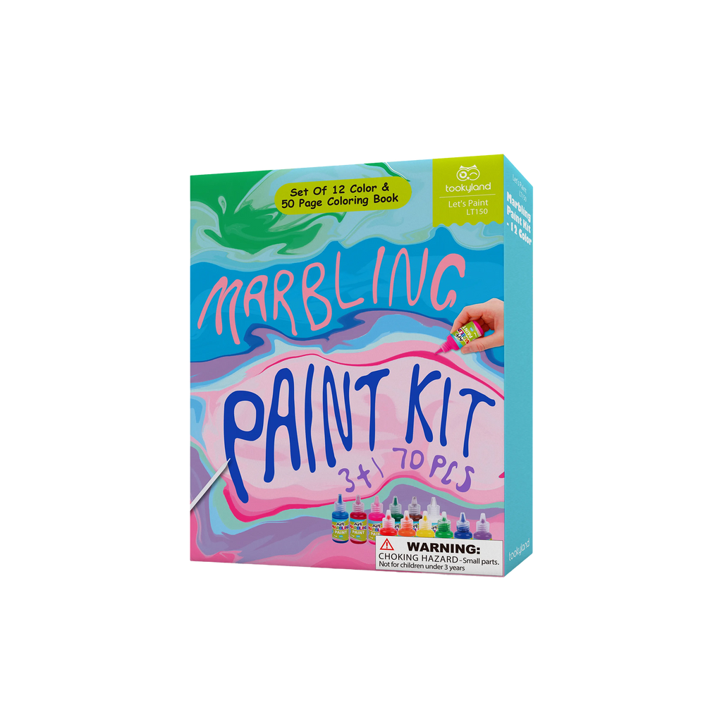 Marbling Paint Kit — 12 ფერი