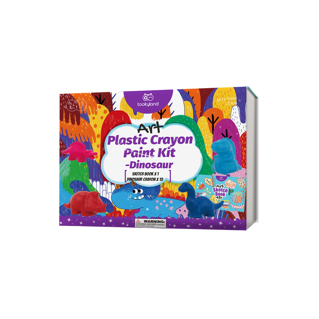 Crayon Paint Kit – Dinosaur — „დინოზავრების ფერადი თავგადასავალი“
