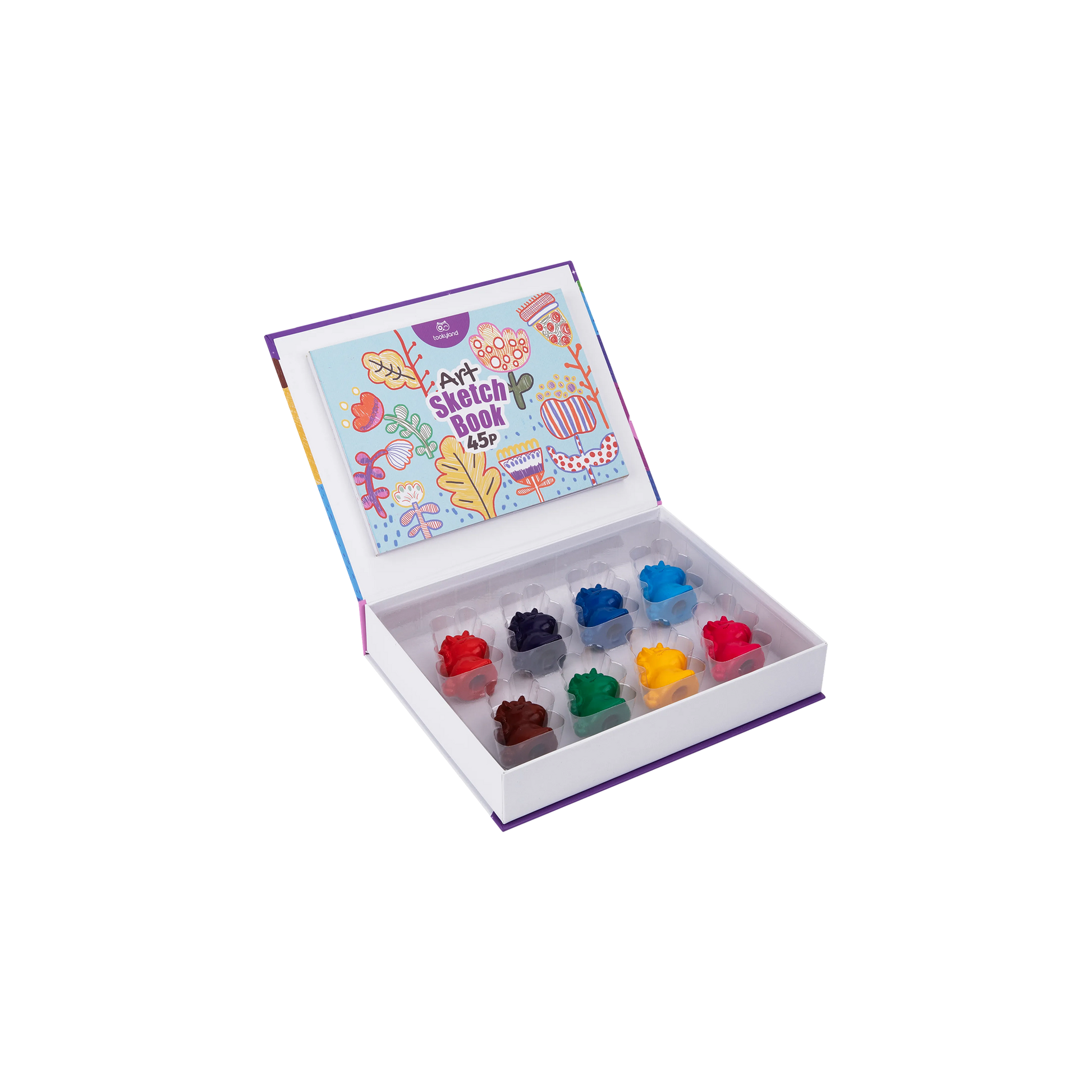 იუნიკორნების ფერადი ცვილის ნაკრები