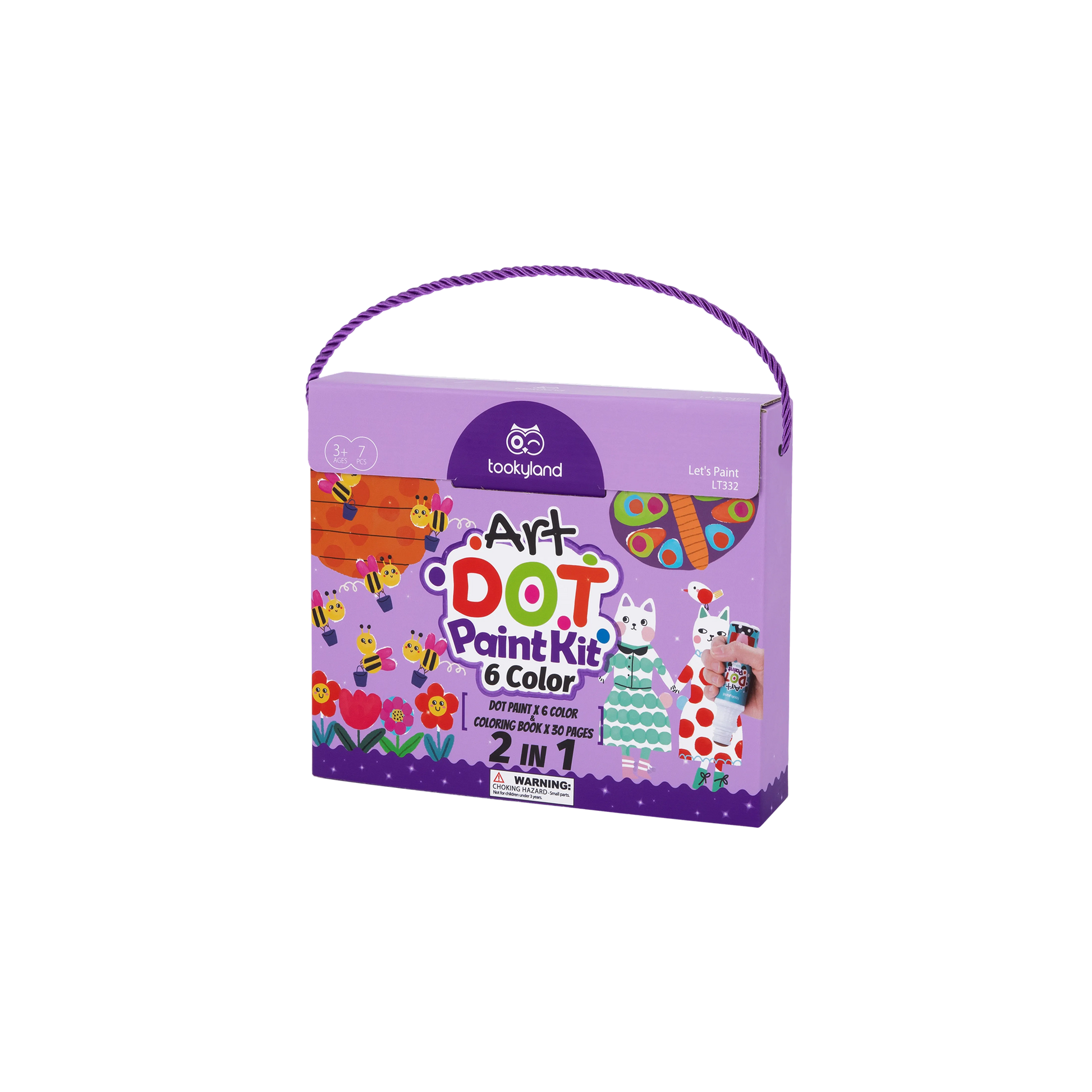 Dot Paint Kit – 6 Color — „ფერებით თამაში და პირველი პატარა შედევრები“