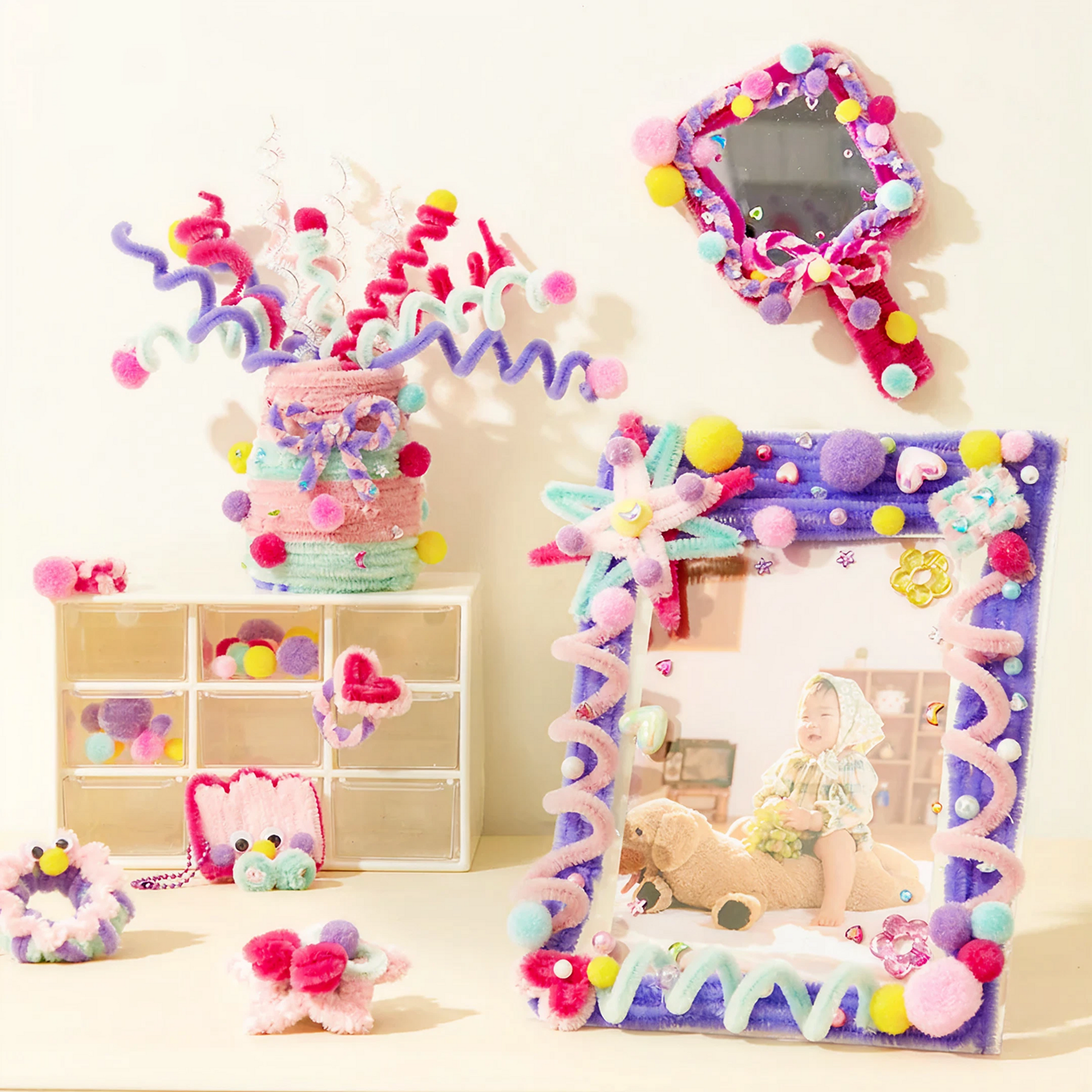 Chenille Stem Craft Collection – The Little Jewelry Designer — „პატარა სამკაულის დიზაინერის ნაკრები“