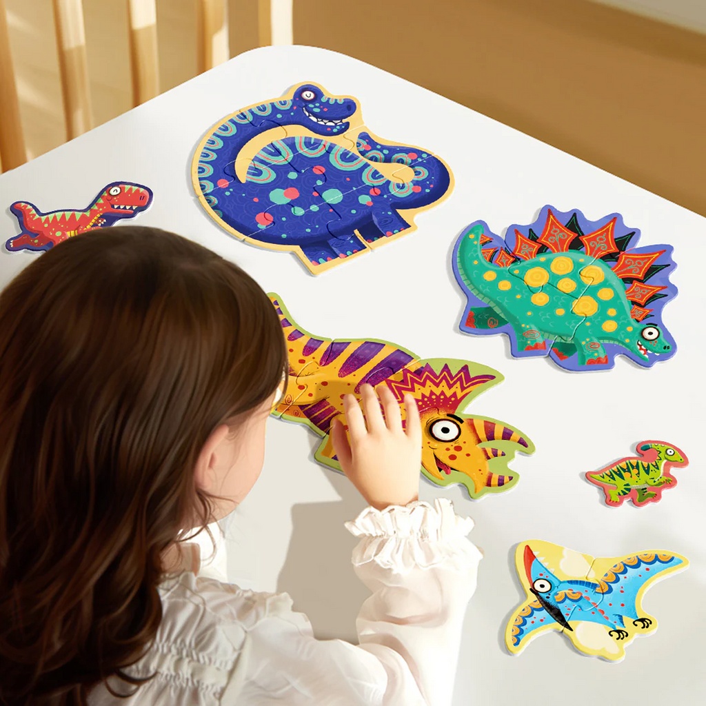 My First Artist Puzzle – Cute Dinosaurs — „პირველი არტ–ფაზლი: საყვარელი დინოზავრები“