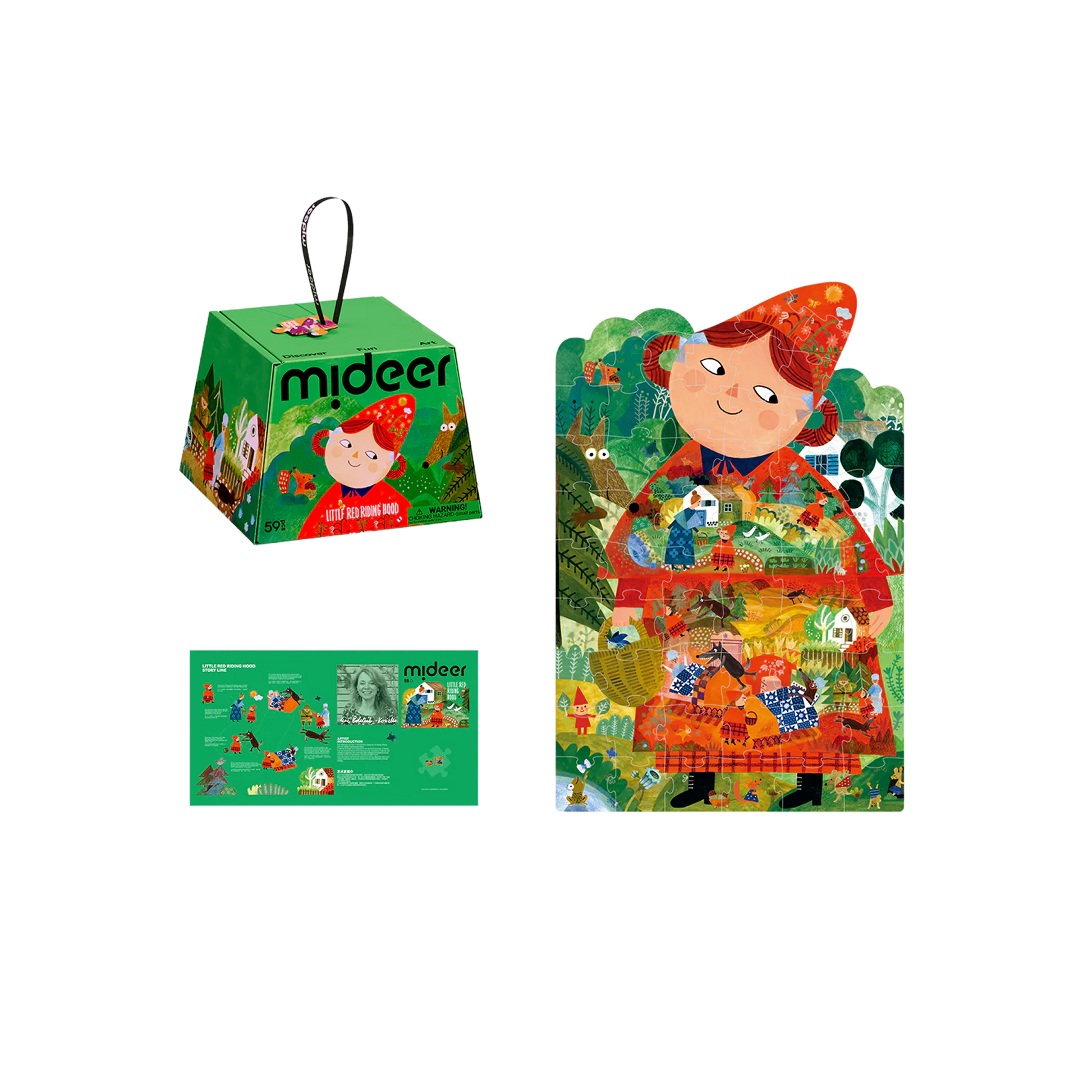 Artist Fairytale Puzzle – Little Red Riding Hood — „წითელქუდას ზღაპრული ფაზლი“