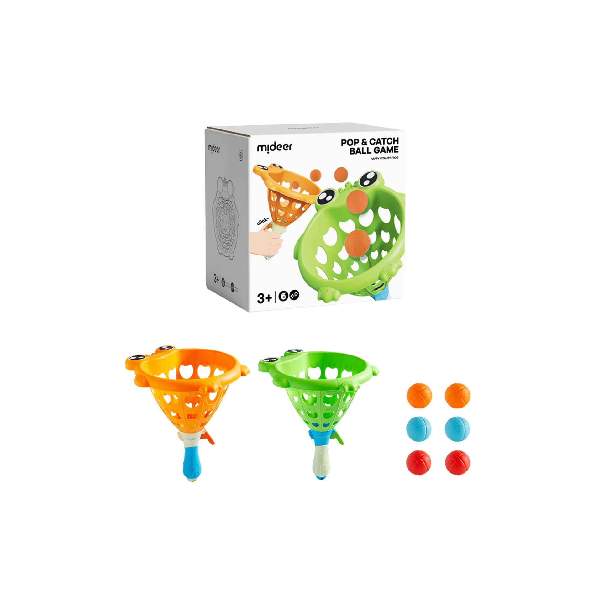 Pop and Catch Ball Game – Happy Vitality Frog