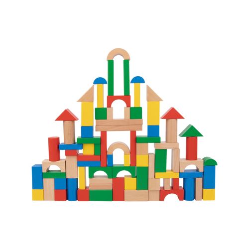 100 ცალი ბლოკის ნაკრები — Montessori საგანმანათლებლო სათამაშო
