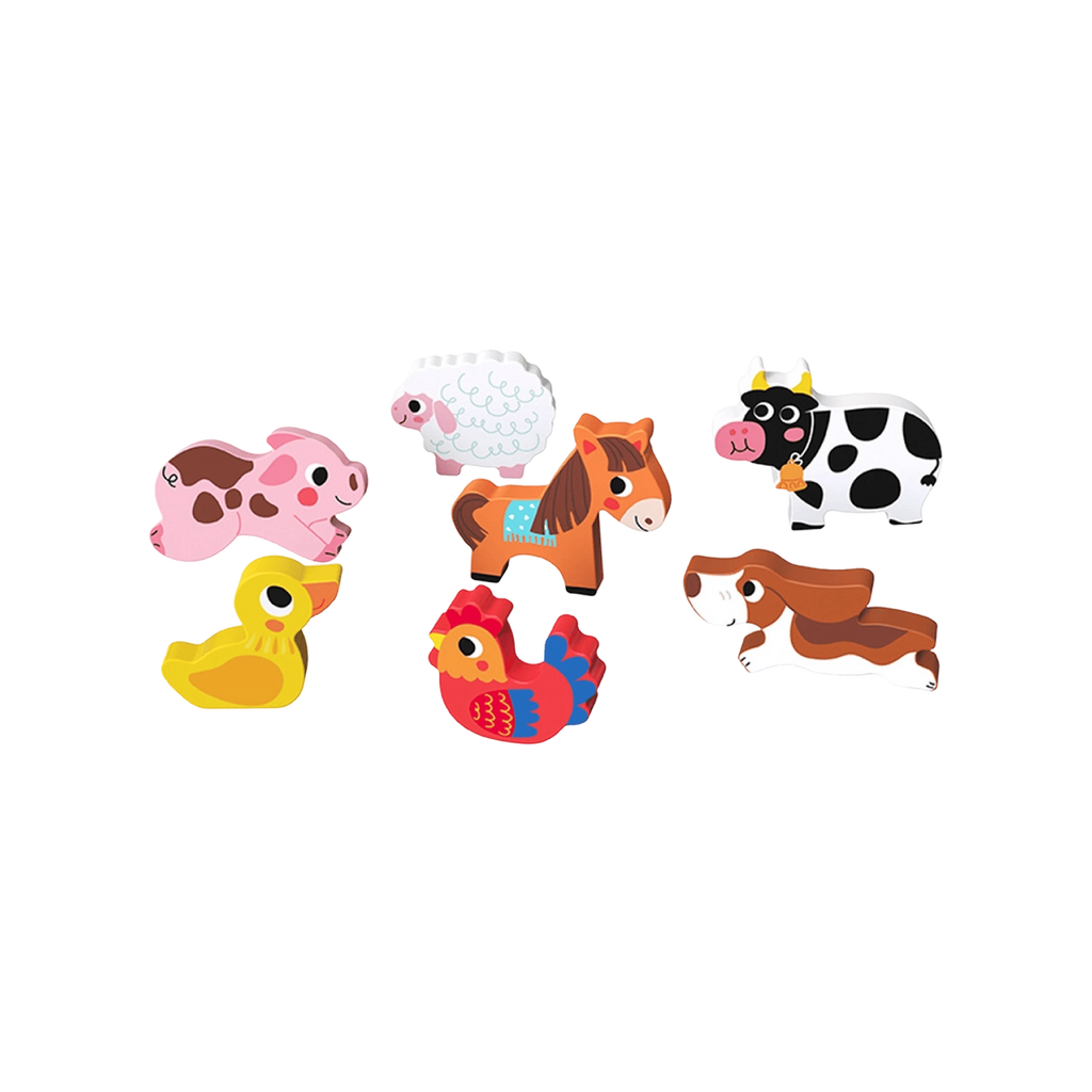 Wooden Chunky Farm Animal Puzzle