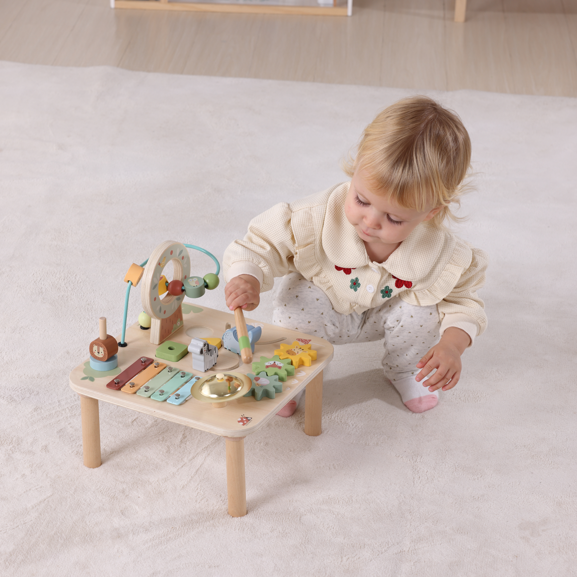 აქტივობების მაგიდა – ტყის თემატიკით — Montessori საგანმანათლებლო სათამაშო