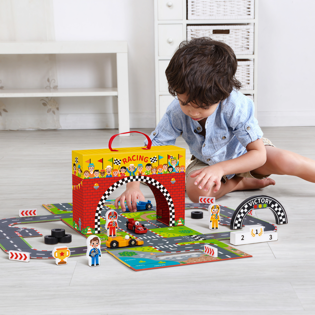 რბოლის სათამაშო ყუთი — Montessori საგანმანათლებლო სათამაშო