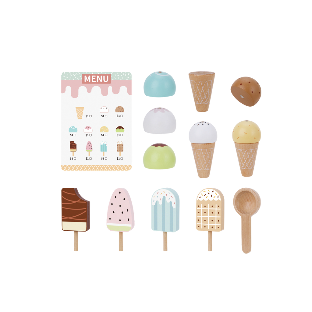 ნაყინის მაღაზია — Montessori როლური სათამაშო