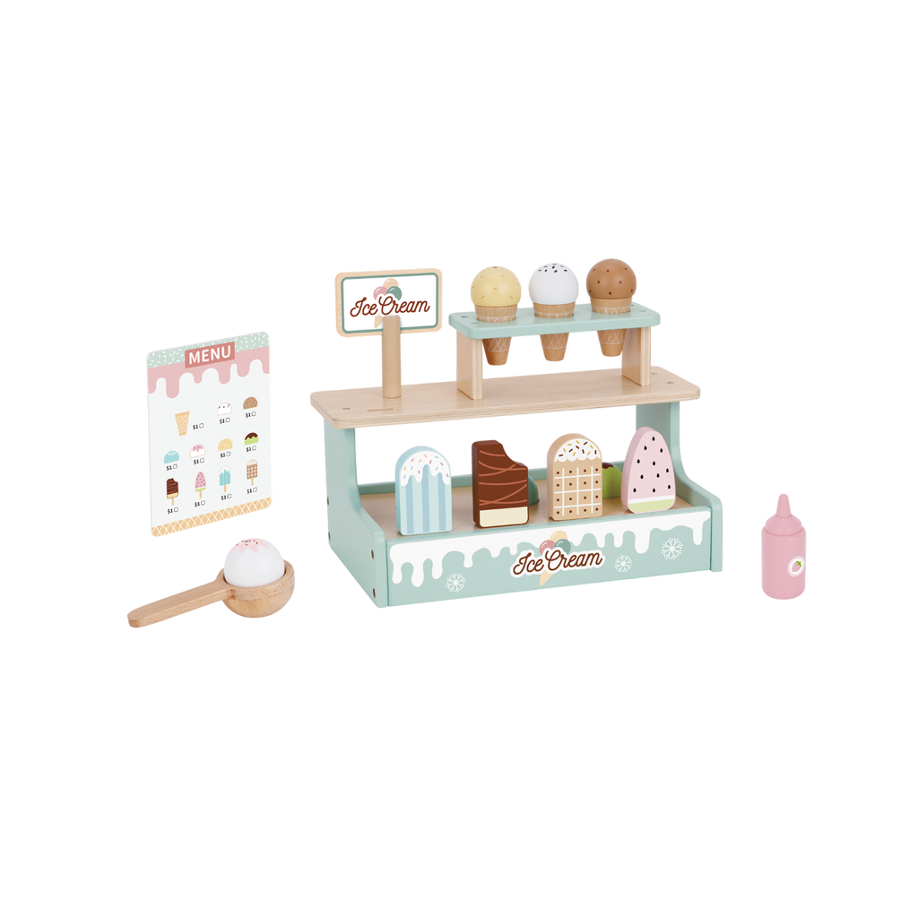 ნაყინის მაღაზია — Montessori როლური სათამაშო