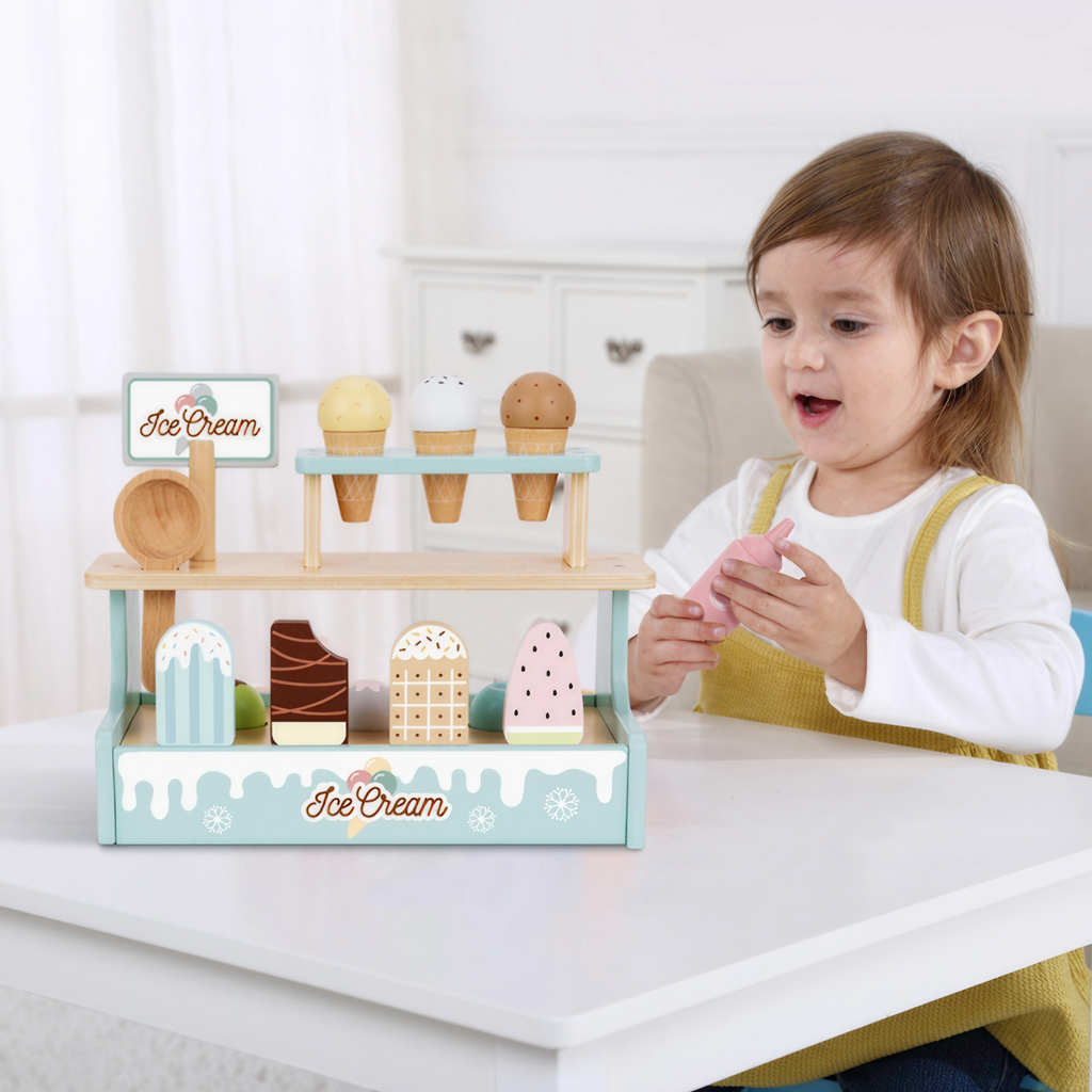 ნაყინის მაღაზია — Montessori როლური სათამაშო