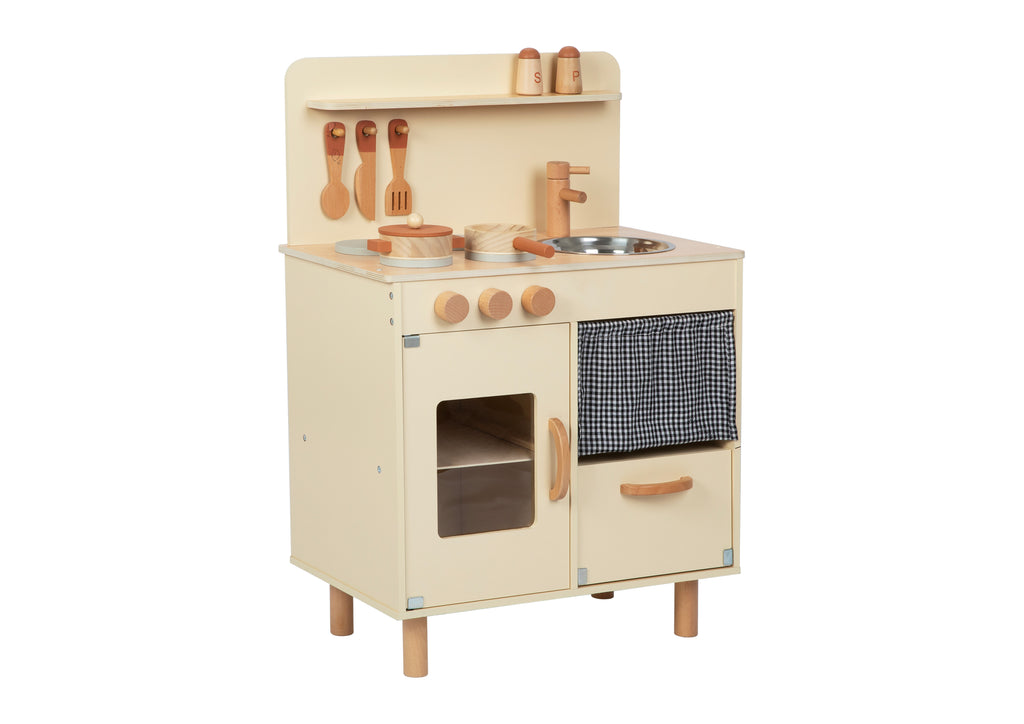 სამზარეულოს ნაკრები – ხის სცენური კომპლექტი