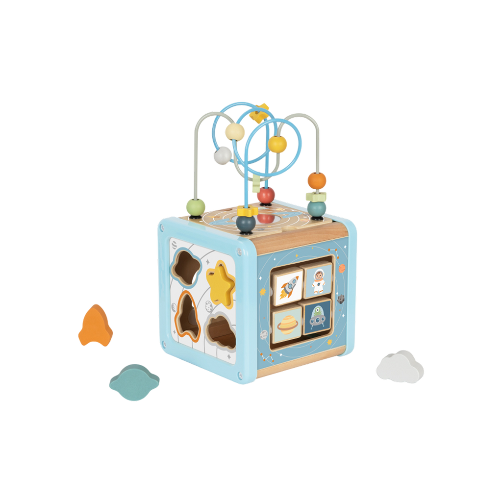 Wooden Multi-Activity Space Cube