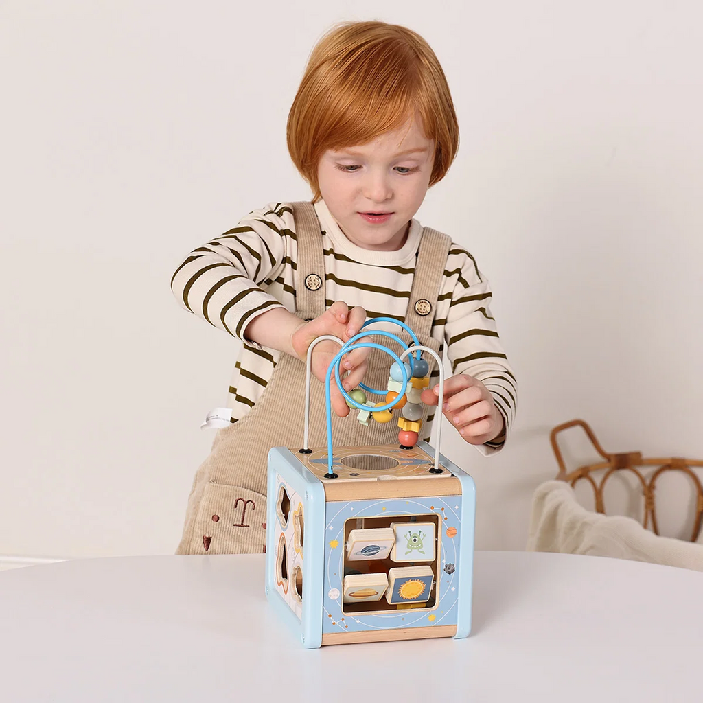 Wooden Multi-Activity Space Cube