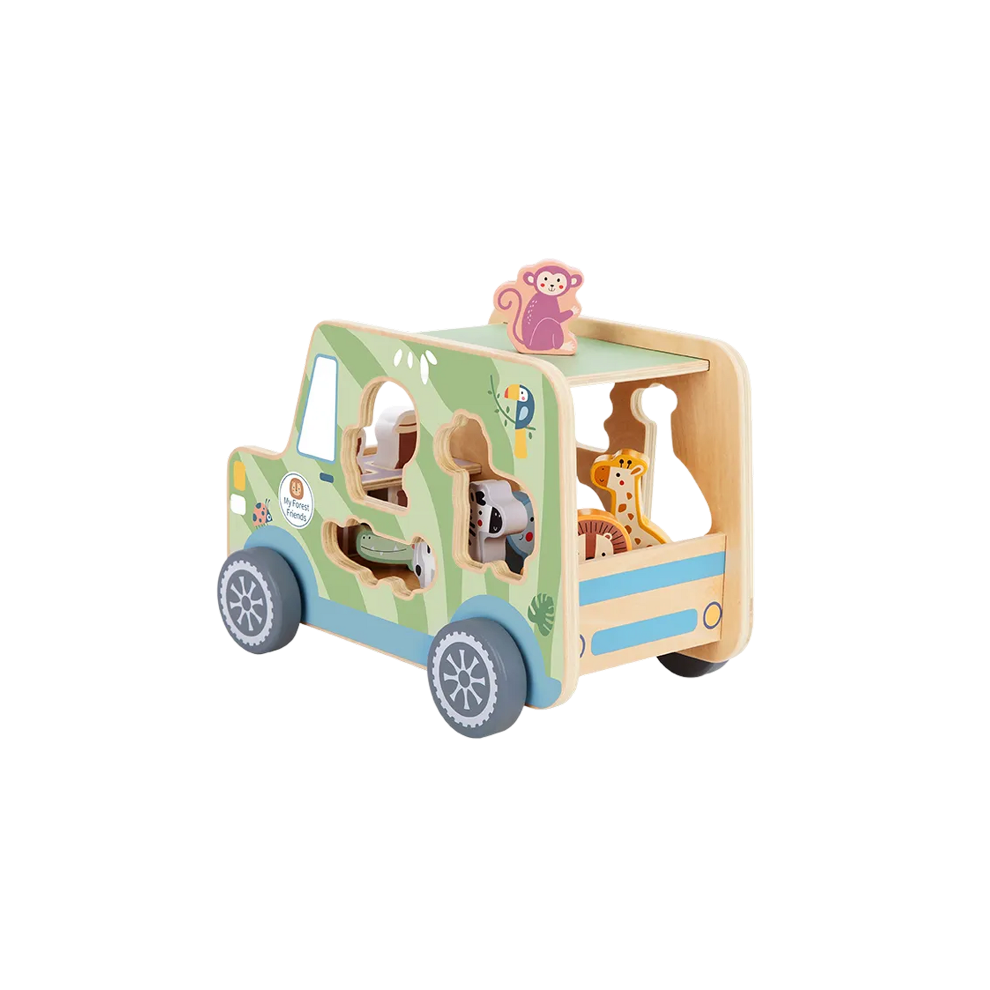 საბავშვო Animal Jeep — „მგზავრობა სავსე აღმოჩენებით“