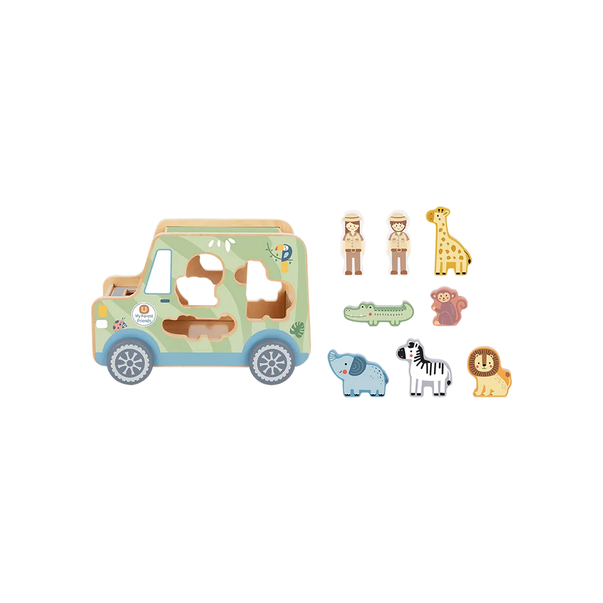 საბავშვო Animal Jeep — „მგზავრობა სავსე აღმოჩენებით“