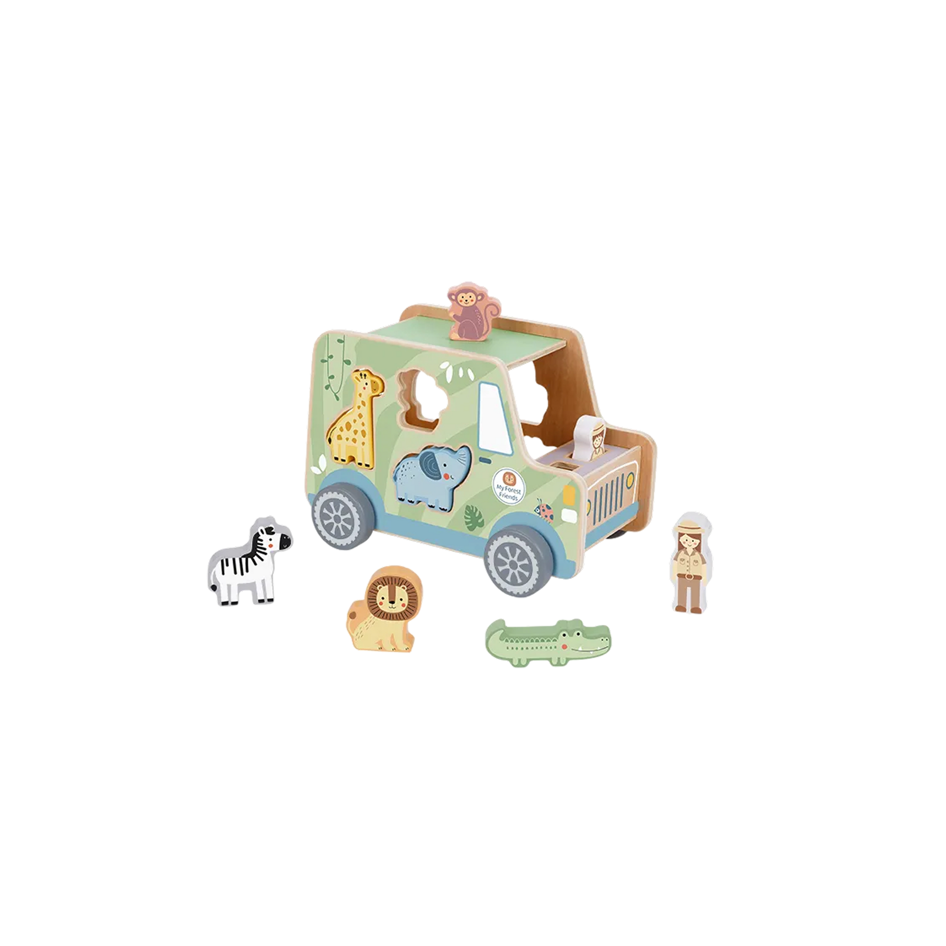 საბავშვო Animal Jeep — „მგზავრობა სავსე აღმოჩენებით“