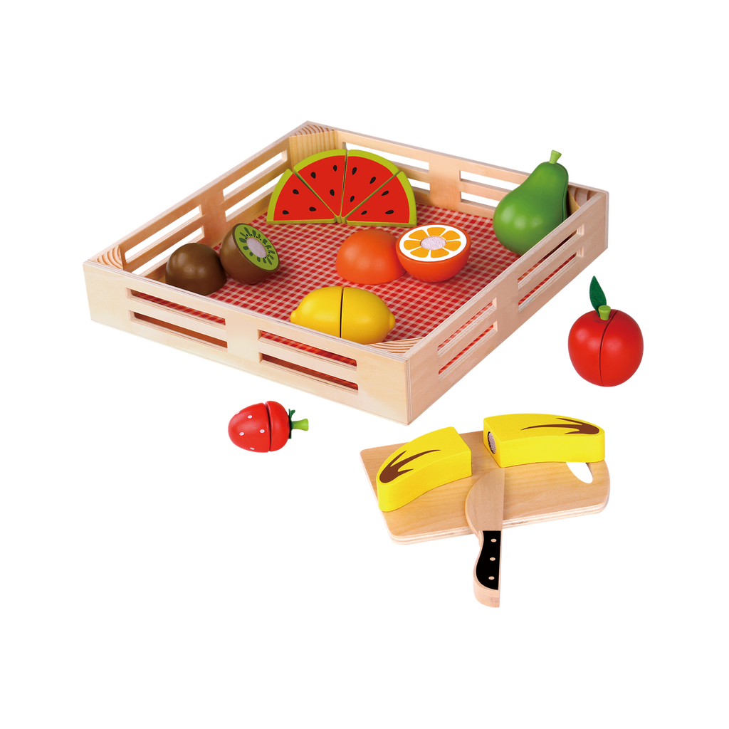 ხილის ნაკრები – ხის როლური სათამაშო