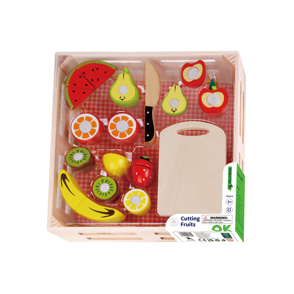 ხილის ნაკრები – ხის როლური სათამაშო