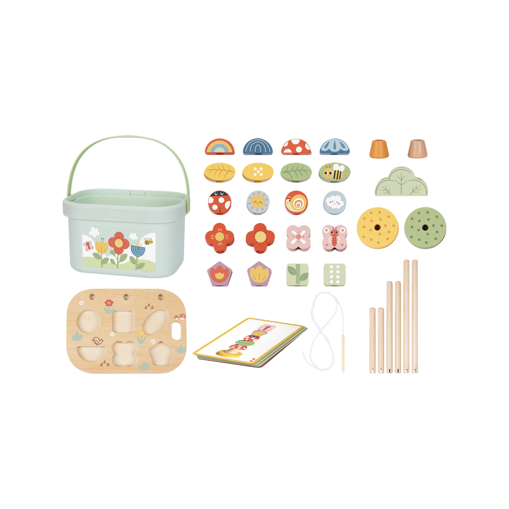 ბაღის ნაკრები – ხის საგანმანათლებლო ნაკრები