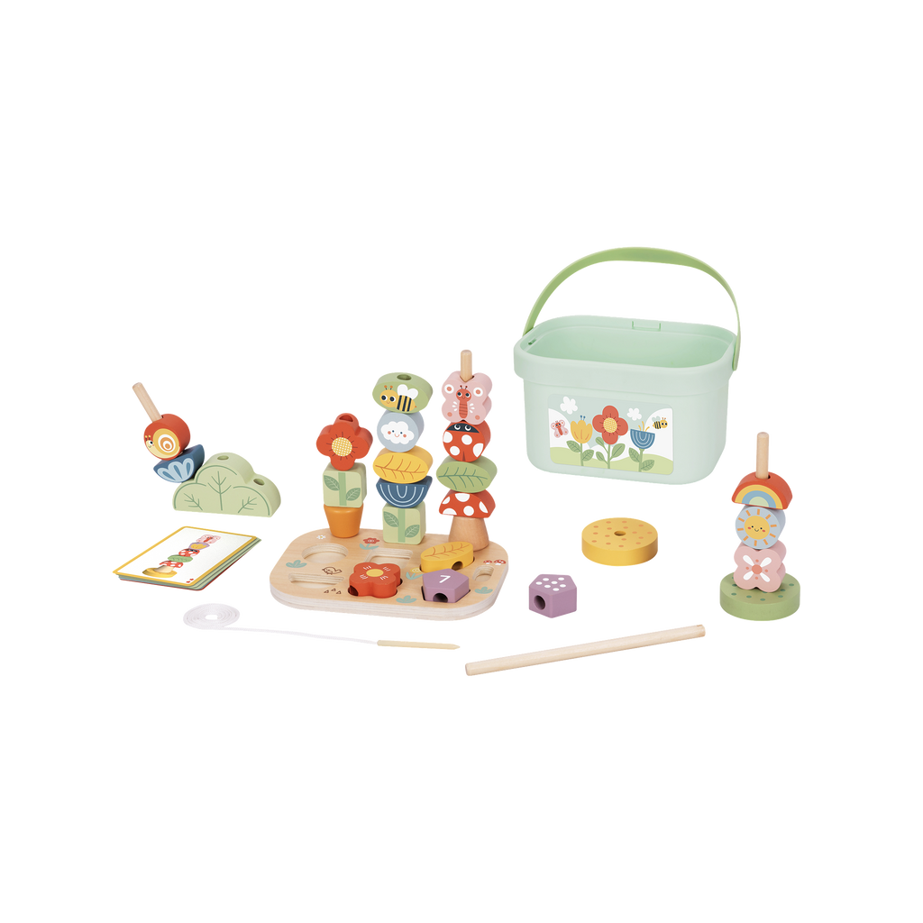 ბაღის ნაკრები – ხის საგანმანათლებლო ნაკრები