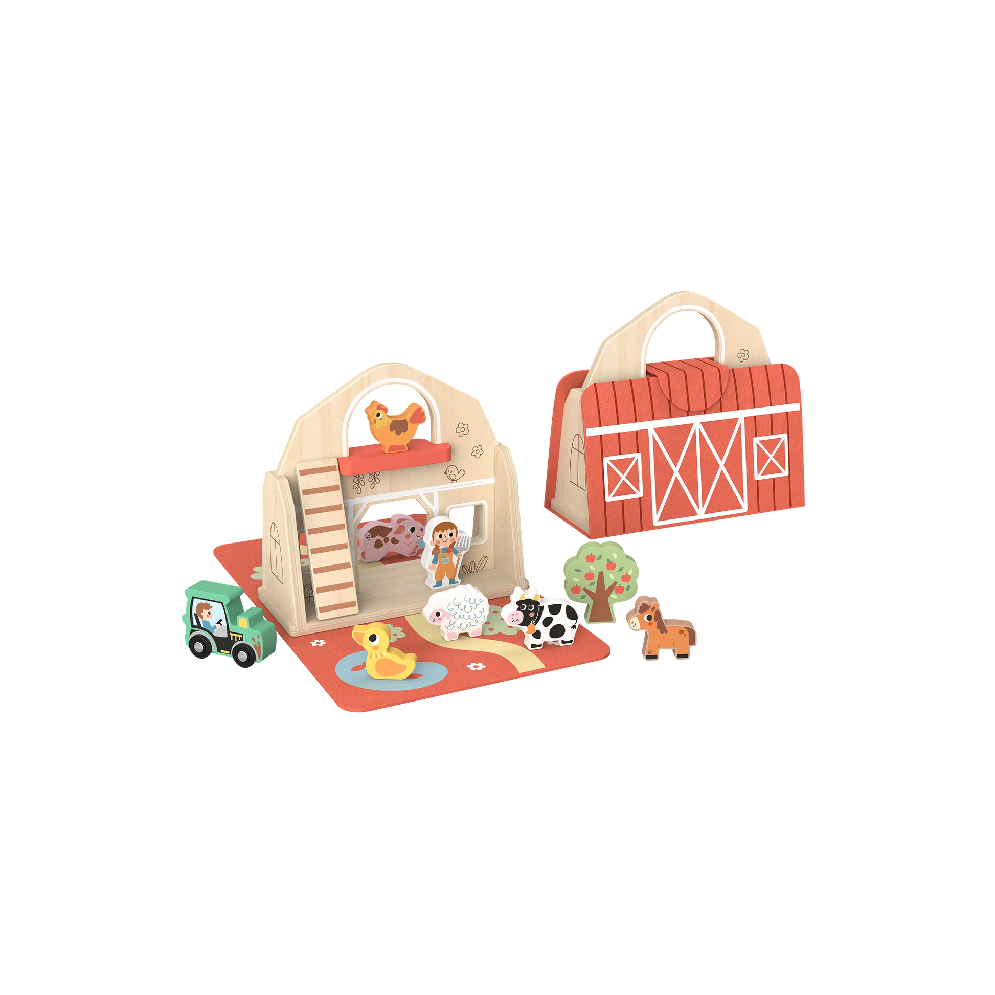 ფერმა სათამაშო ნაკრები — „პატარა სოფელი დიდი ისტორიებით“