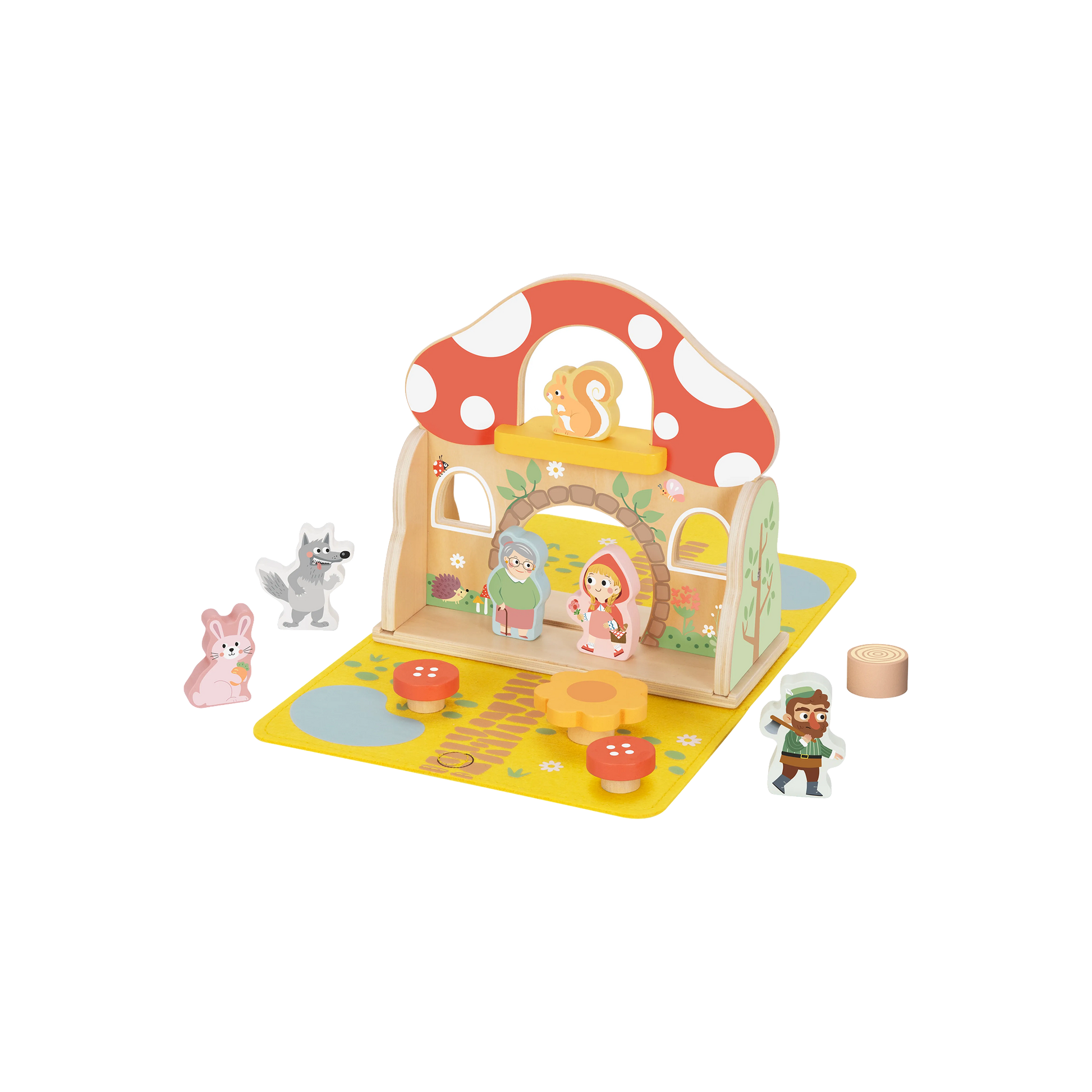 წითელქუდას სათამაშო ნაკრები — „ზღაპარი, რომელიც ბავშვმა თავად უნდა მოყვეს“