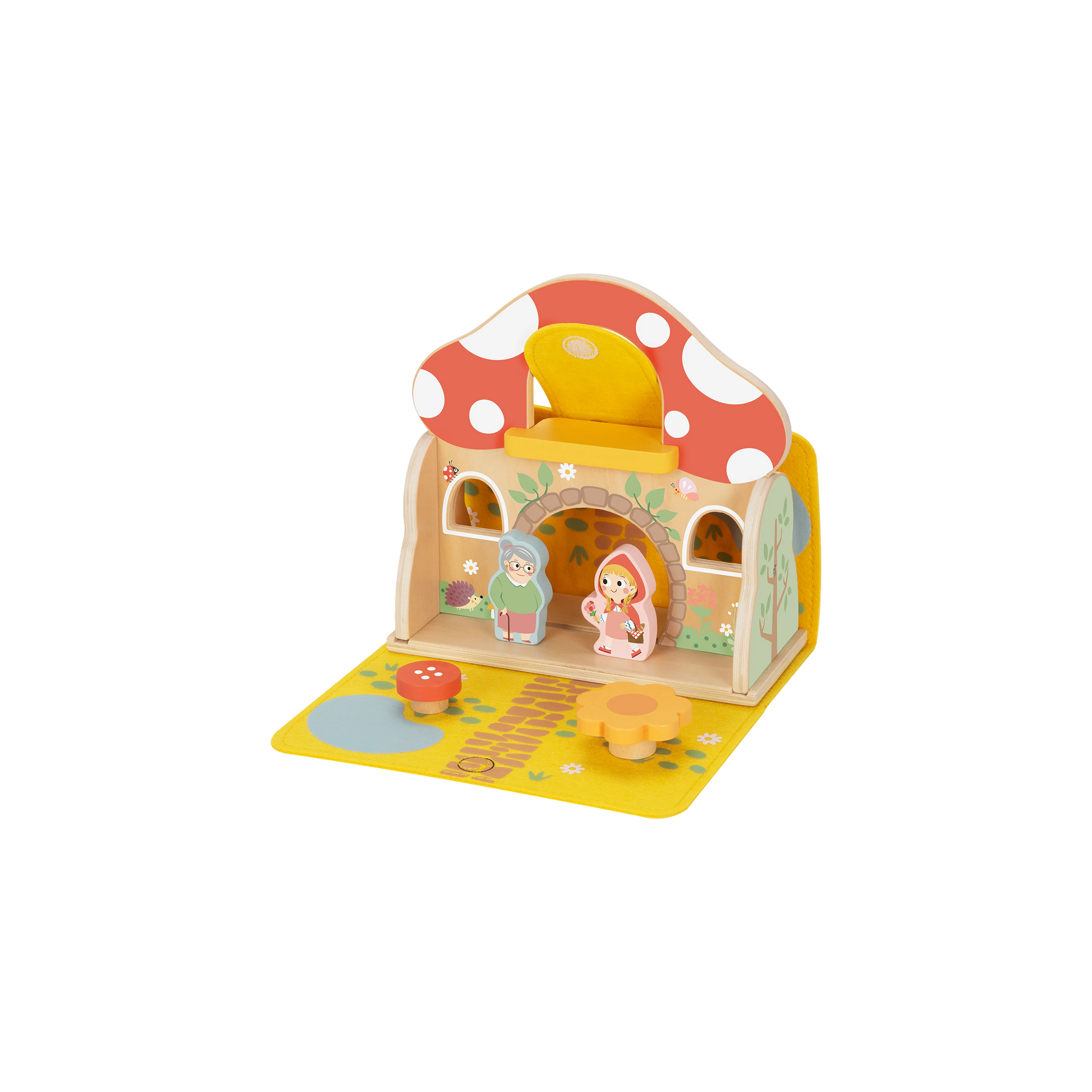 წითელქუდას სათამაშო ნაკრები — „ზღაპარი, რომელიც ბავშვმა თავად უნდა მოყვეს“