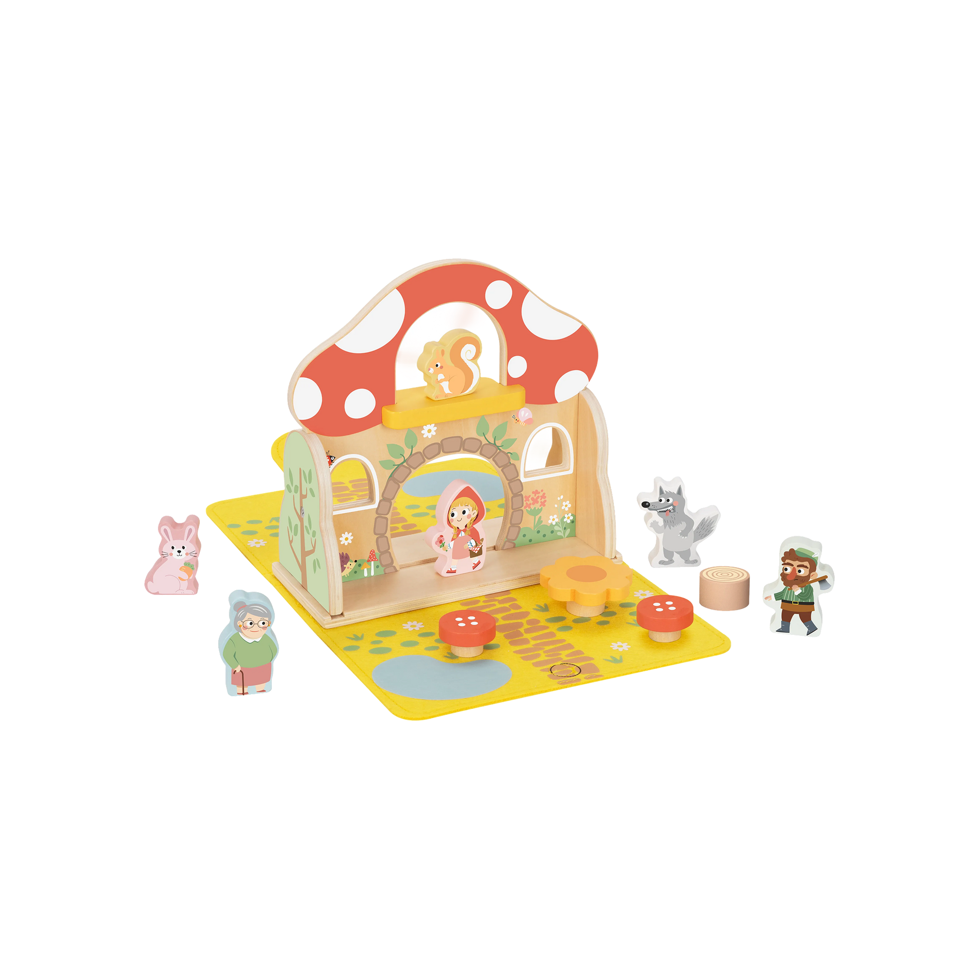 წითელქუდას სათამაშო ნაკრები — „ზღაპარი, რომელიც ბავშვმა თავად უნდა მოყვეს“