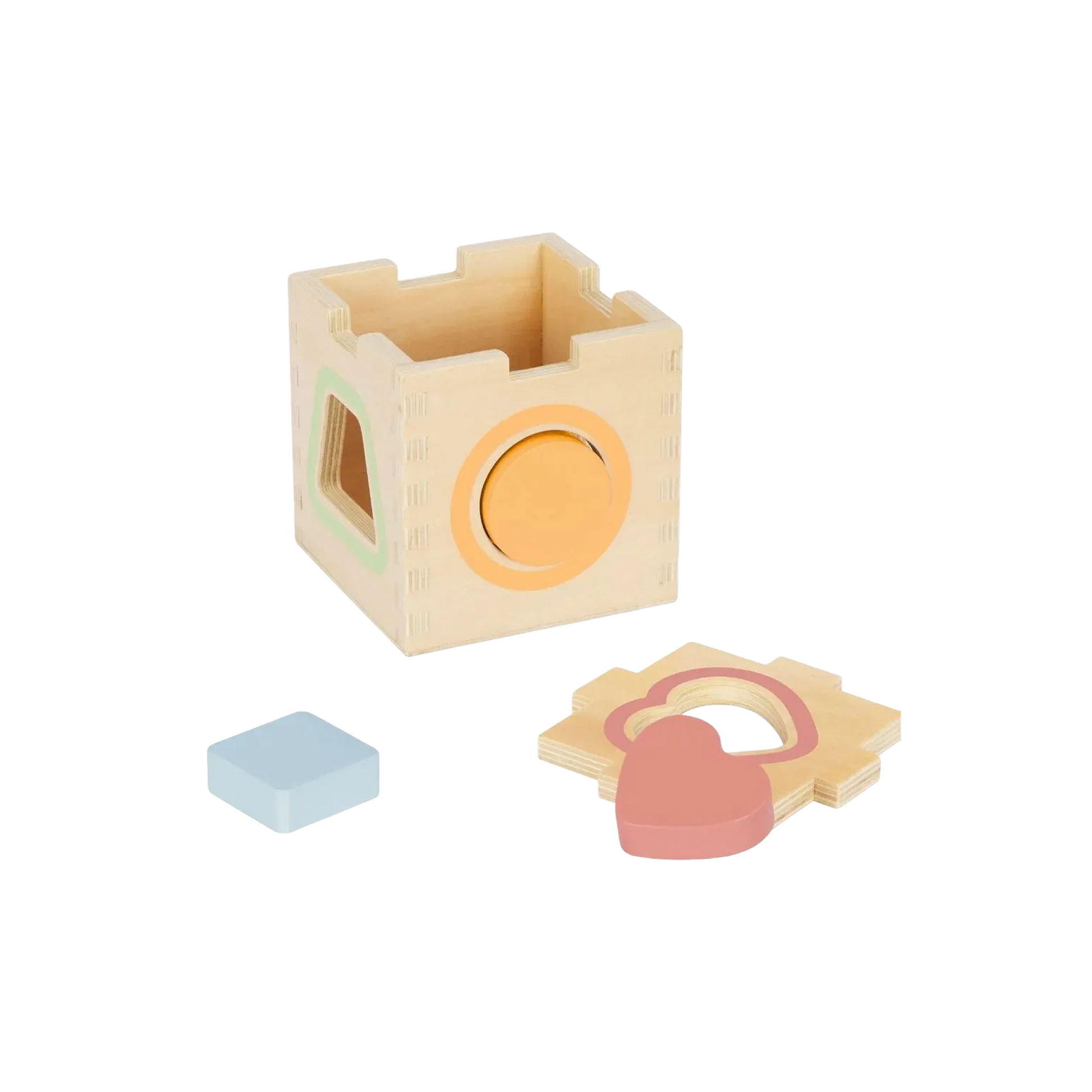 3-ინ-1 ჟირაფის ყუთი – ხის საგანმანათლებლო ნაკრები