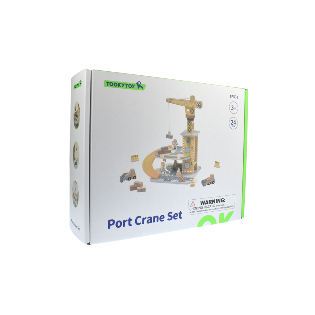 Port Crane Set — “Harbor Crane Construction Playset”